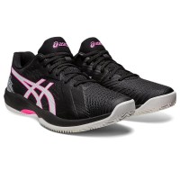 Zapatillas Asics Solucão Swift FF Argila Negra Rosa Fluor