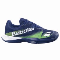 Zapatillas Babolat Jet Premura 2 Azul Oscuro Verde Flash Junior