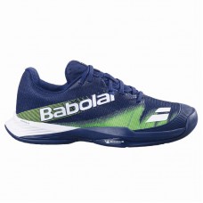 Zapatillas Babolat Jet Premura 2 Azul Oscuro Verde Flash Junior