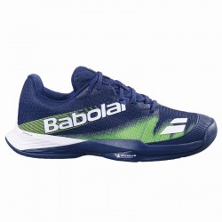 Zapatillas Babolat Jet Premura 2 Azul Oscuro Verde Flash Junior