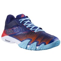 Sneakers Babolat Jet Prehura 2 Blu Rosso Papavero