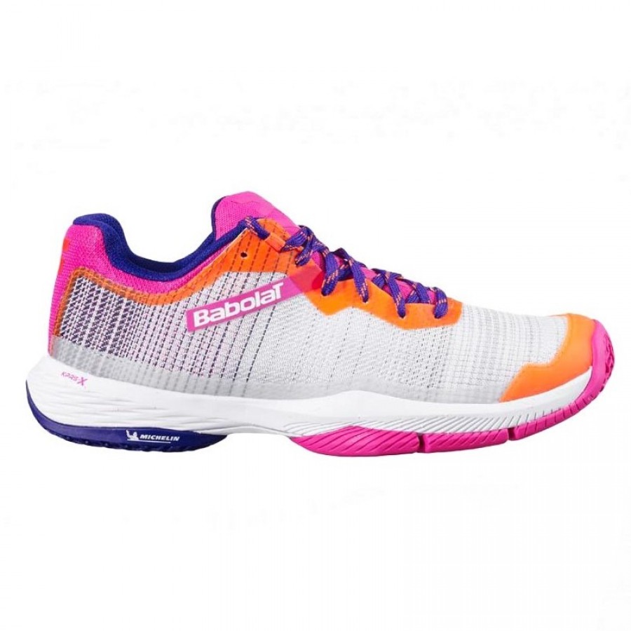 Pantofole Babolat Jet Ritma Grigio Rosa Donna