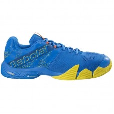Babolat Movea Baskets Bleu Jaune Français Babolat Movea Baskets Bleu Jaune Français