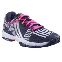 Sneakers Babolat Sensa Bianco Nero Fucsia Donna