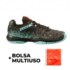 Babolat Sensa Black Turquoise Women Shoes