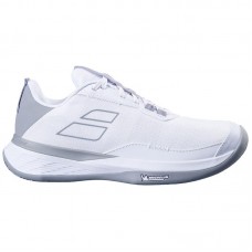 Chaussures Femme Babolat SFX EVO Terre Battue Blanc Gris Chaussures Femme Babolat SFX EVO Terre Battue Blanc Gris