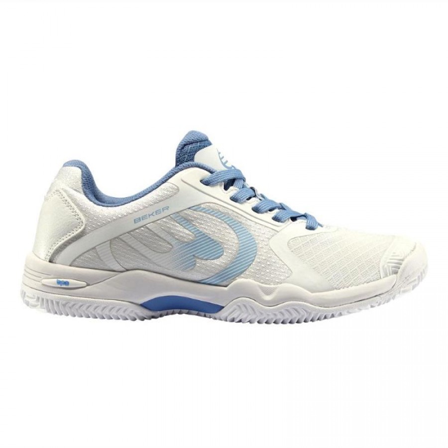 Scarpe Bullpadel Beker 24V Bianco Blu Scuro Donna