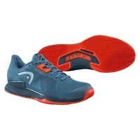Zapatillas Head Sanyo Sprint Pro 3.5 Azul Naranja