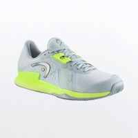 Zapatillas Head Sprint Pro 3,5 Clay Gris Amarillo