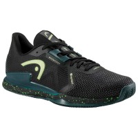 Head Sprint Pro 3.5 SF Argila Floresta Negra Sapatos Verdes