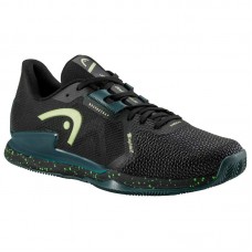 Head Sprint Pro 3.5 SF Nero Foresta Verde Terra Battuta Scarpe Head Sprint Pro 3.5 SF Nero Foresta Verde Terra Battuta Scarpe