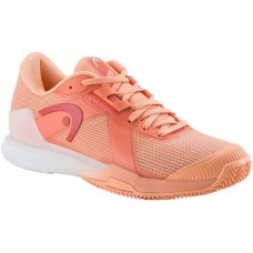 Head Sprint Pro 4.0 Clay Coral White Women''s Sneakers Head Sprint Pro 4.0 Clay Coral White Women''s Sneakers