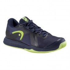 Head Sprint Team 4.0 Clay Navy Blue Lime Sneakers Head Sprint Team 4.0 Clay Navy Blue Lime Sneakers