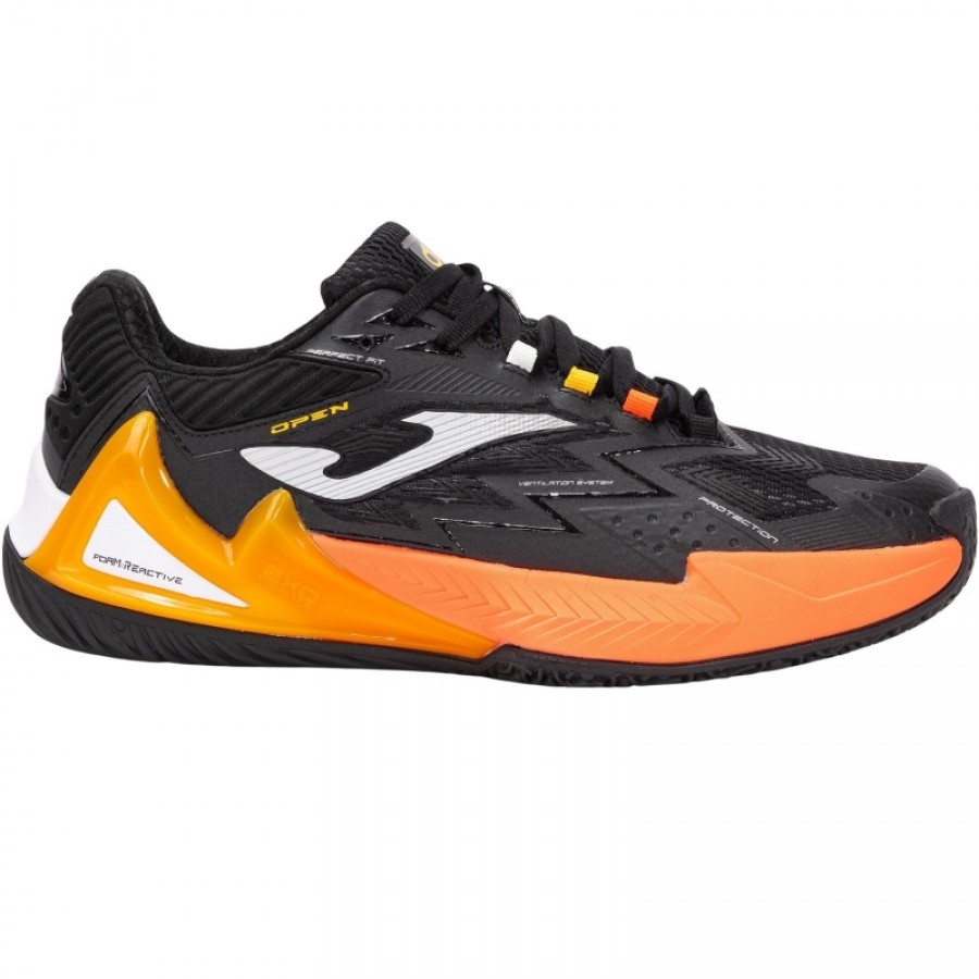 Joma Open 2501 Black Orange Sneakers