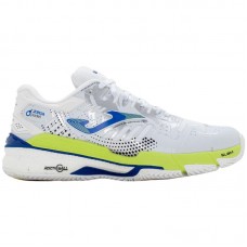 Zapatillas Joma Slam 2402 Blanco Amarillo Fluor Royal