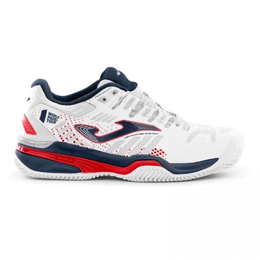 Joma WPT Slam 2302 White Navy Junior Baskets