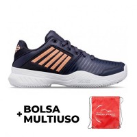 Zapatillas Kswiss Court Express HB Azul Melocoton - Barata Oferta Outlet