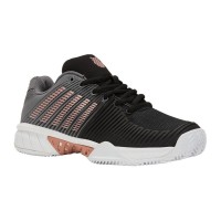 Tenis Kswiss Express Light 2 HB Preto Cinza Rosa Feminino