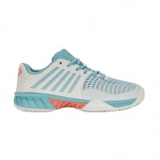 Zapatillas Kswiss Express Light 3 HB Blanco Turquesa Mujer Zapatillas Kswiss Express Light 3 HB Blanco Turquesa Mujer