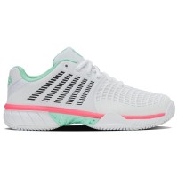 Zapatillas Kswiss Express Light 3 HB Clay Blanco Menta Rosa Mujer
