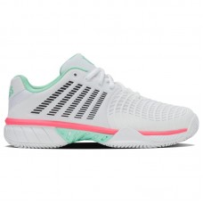 Zapatillas Kswiss Express Light 3 HB Clay Blanco Menta Rosa Mujer Zapatillas Kswiss Express Light 3 HB Clay Blanco Menta Rosa Mujer