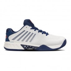 Kswiss Hypercourt Express 2 HB White Blue Sneakers Kswiss Hypercourt Express 2 HB White Blue Sneakers