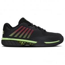 Zapatillas Kswiss Hypercourt Express 2 HB Argila Negro Verde Neon