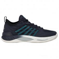 Zapatillas de Padel Kswiss Hypercourt Supreme 2 HB Clay Negro Turquesa