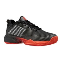 Zapatillas Kswiss Hypercourt Supreme HB Negro Rojo Blanco