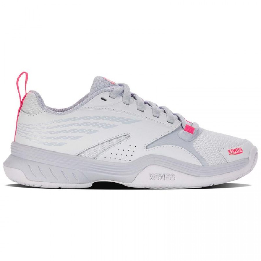 Scarpe Kswiss Speedex Padel Bianco Rosa Neon Donna