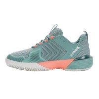 Tênis Kswiss Ultrashot 3 Branco Turquesa
