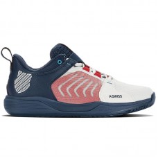 Kswiss Ultrashot Team White Navy Blue Sneakers Kswiss Ultrashot Team White Navy Blue Sneakers