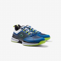 Lacoste AG-LT 21 Ultra Blue Lime Sneakers Bianco