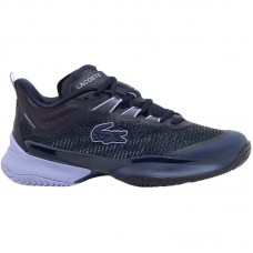 Tênis Lacoste AG-LT23 Ultra Azul Marinho Roxo Feminino Tênis Lacoste AG-LT23 Ultra Azul Marinho Roxo Feminino
