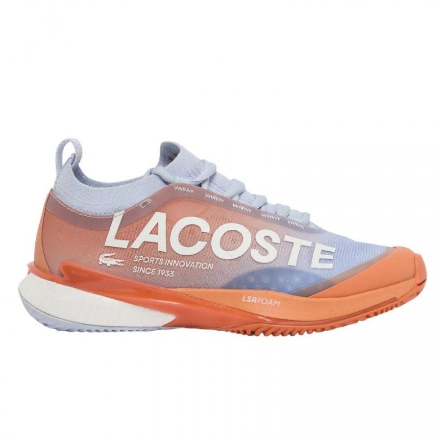 Lacoste AG-LT25 Lite Clay Blue Orange Women''s Sneakers