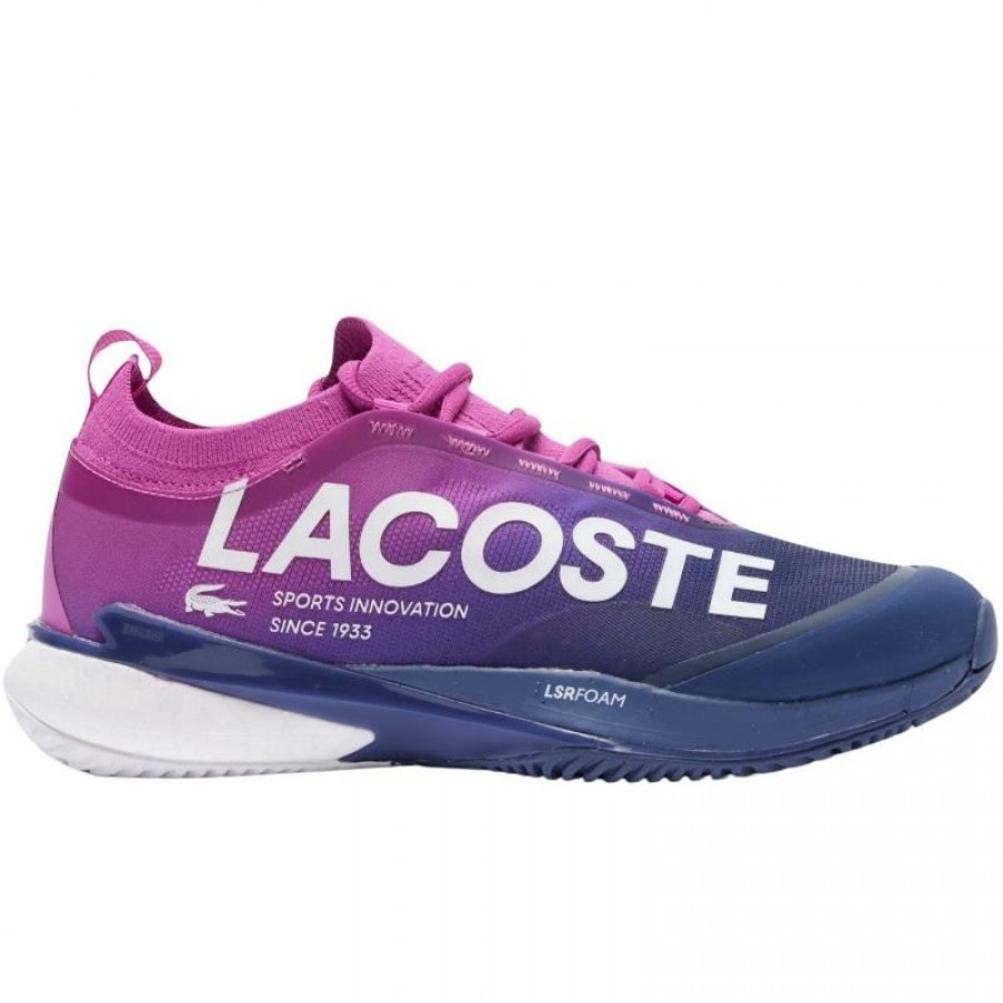 Baskets Femme Lacoste AG-LT25 Lite Clay Pink Bleu Foncé