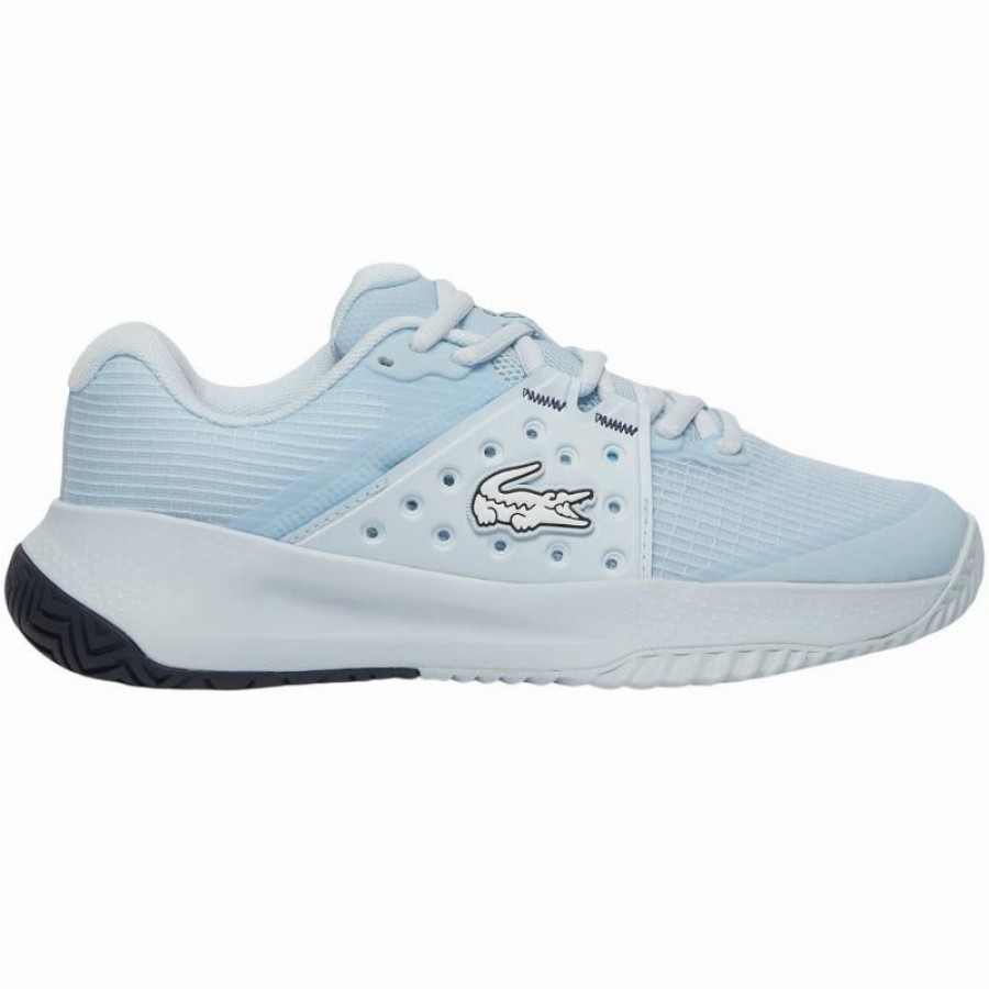 Baskets Femme Lacoste Power Server 125 Bleu Clair