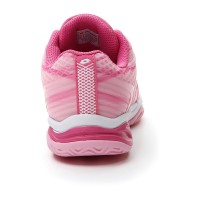 Chaussures Lotto Mirage 300 Orchid Blanc Rose Junior