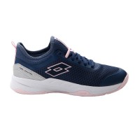 Tenis Lotto Mirage 500 II Azul Denim Rosa Cinza Cinza Cinza Mulheres