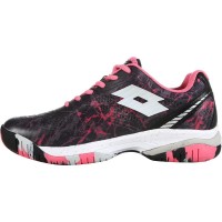 Sneakers Lotto Superrapida 200 IV Nero Fucsia Donna