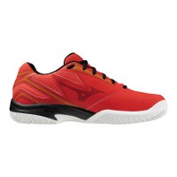 Chaussures Mizuno Break Shot 4 CC Rouge Blanc Noir