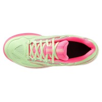 Tenis Mizuno Break Shot Verde Fucsia Feminino