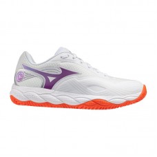 Mizuno Wave Enforce Court 2 Clay White Sneakers femminili