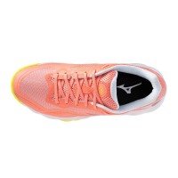 Zapatillas Mizuno Wave Enforce Court 2 Padel Coral Mujer