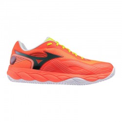 Baskets orange Padel Court 2 Wave Enforce Mizuno Wave