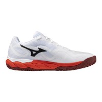 Zapatillas Onda Mizuno Reforçam a Corte Clay Blanco Rojo