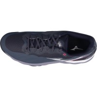 Mizuno Wave Enforce Court Clay Gray White Blue Sneakers