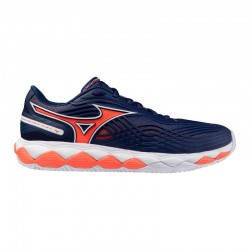 Baskets Mizuno Wave Enforce Tour 2 Clay Blue Orange