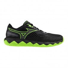 Mizuno Wave Enforce Tour 2 Padel Black Green Sneakers