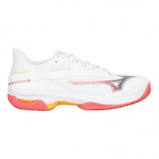 Zapatillas Mizuno Wave Exceed Court Clay Blanco Coral Mujer Zapatillas Mizuno Wave Exceed Court Clay Blanco Coral Mujer